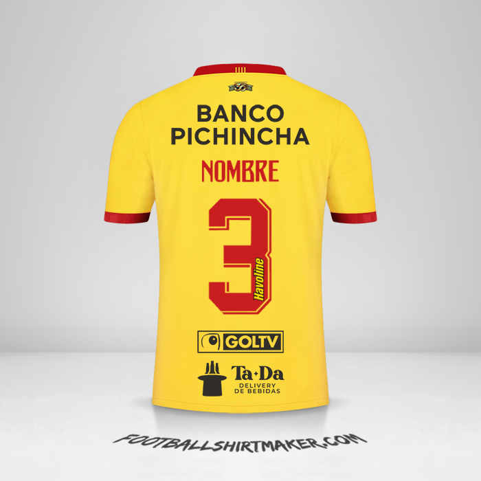 Camiseta Barcelona SC 2023 -  nombre - 3