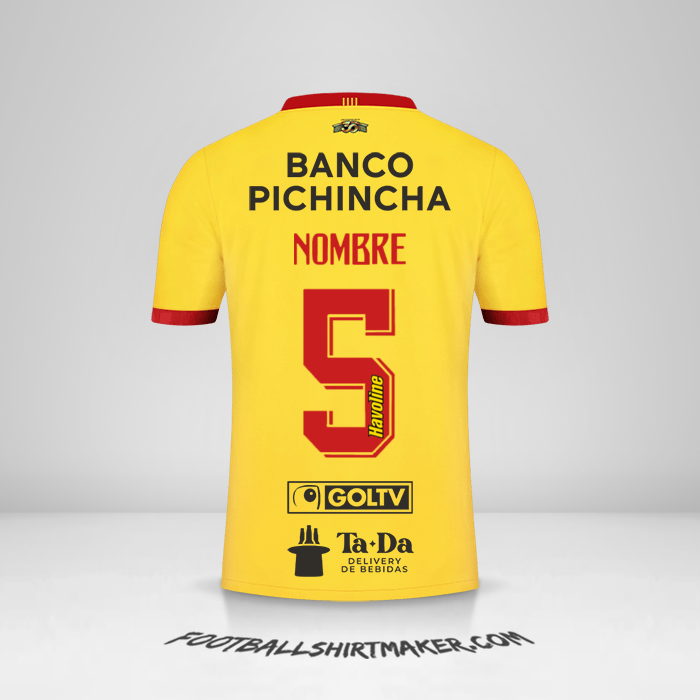 Camiseta Barcelona SC 2023 -  nombre - 5