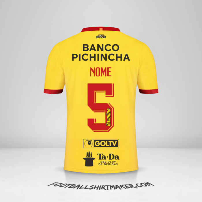 Camisola Barcelona SC 2023 -  nome - 5