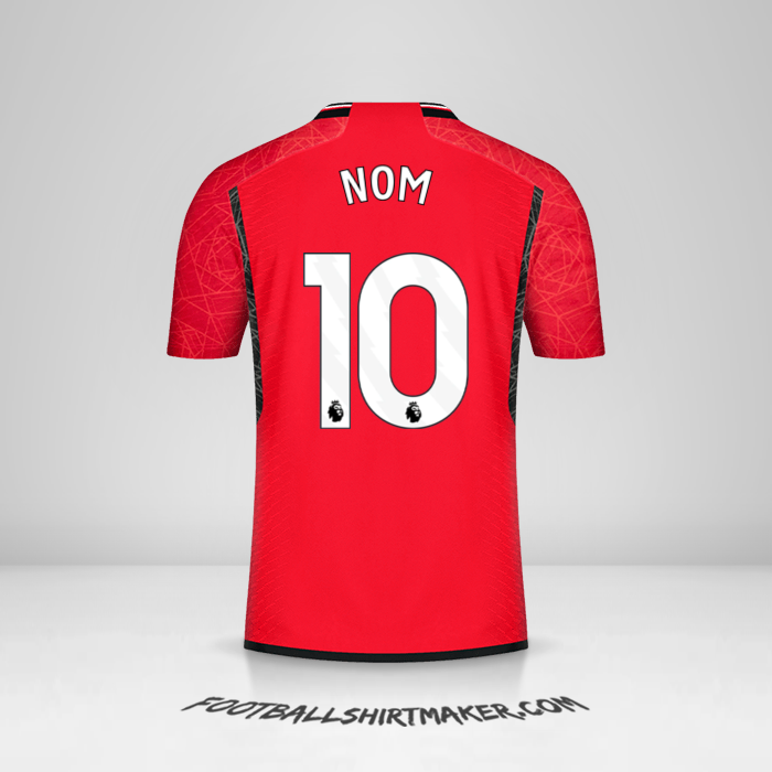 Maillot Manchester United 2023/2024 -  nom - 10