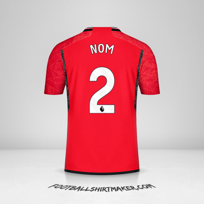 Maillot Manchester United 2023/2024 -  nom - 2