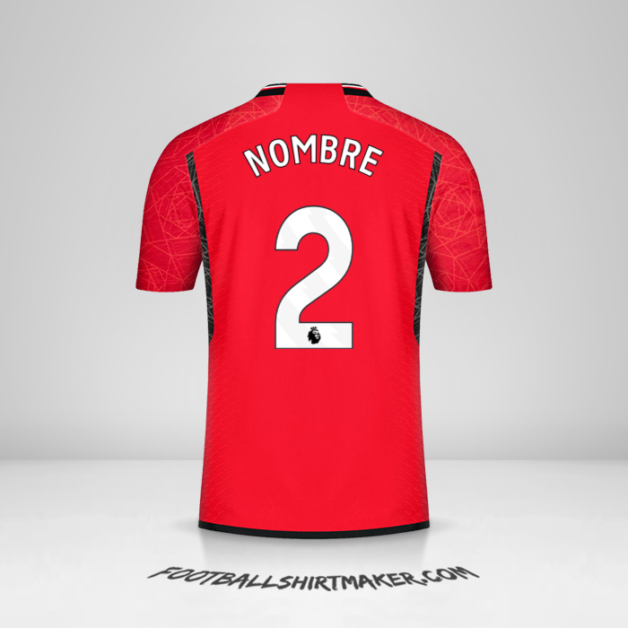 Jersey Manchester United 2023/2024 -  nombre - 2