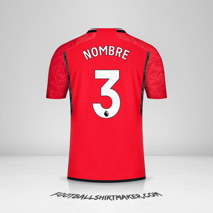 Jersey Manchester United 2023/2024 -  nombre - 3