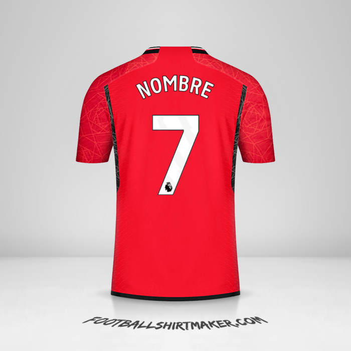 Jersey Manchester United 2023/2024 -  nombre - 7