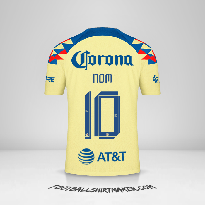 Maillot Club America 2023/2024 -  nom - 10