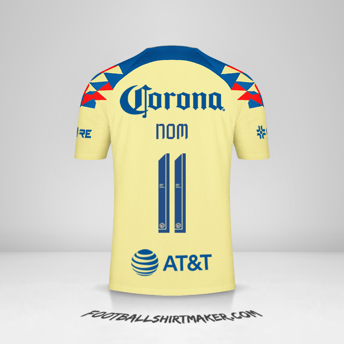 Maillot Club America 2023/2024 -  nom - 11