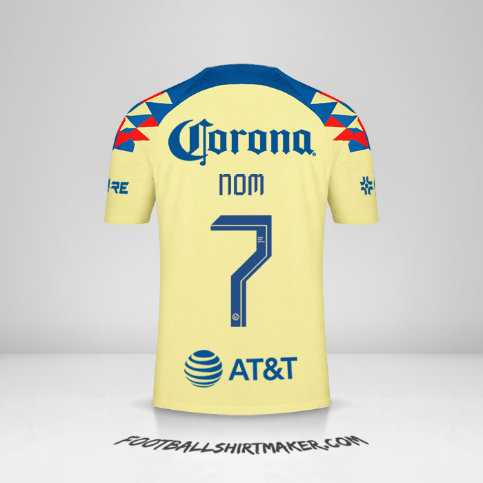 Maillot Club America 2023/2024 -  nom - 7