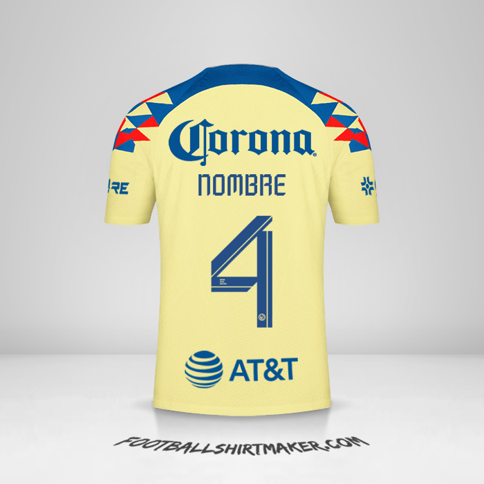 Camiseta Club America 2023/2024 -  nombre - 4