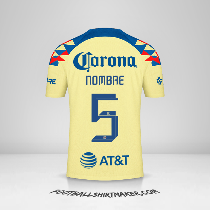 Jersey Club America 2023/2024 -  nombre - 5