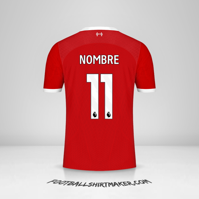 Jersey Liverpool FC 2023/2024 -  nombre - 11