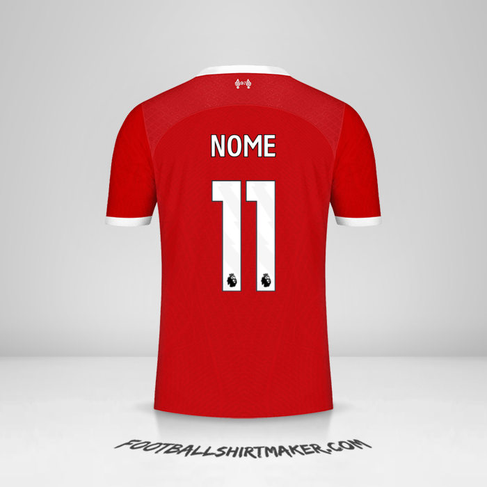 Maglia Liverpool FC 2023/2024 -  nome - 11