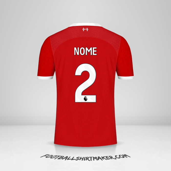 Maglia Liverpool FC 2023/2024 -  nome - 2