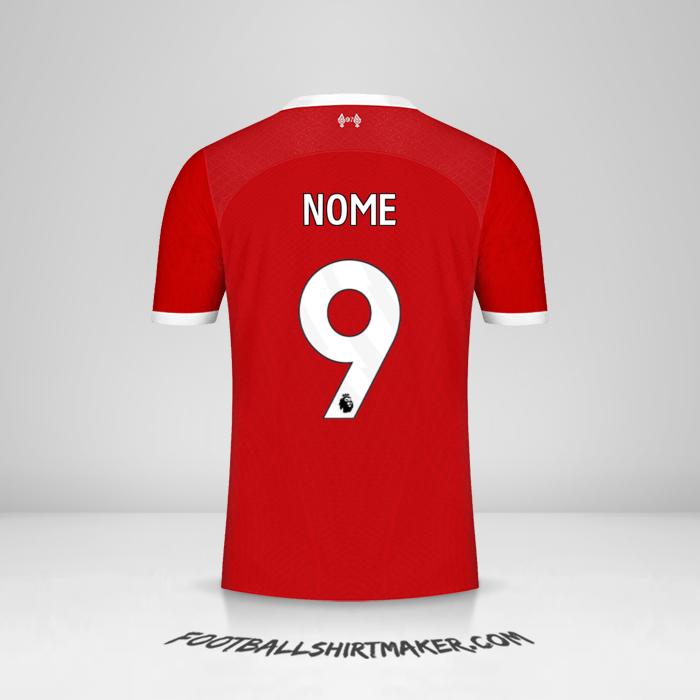 Maglia Liverpool FC 2023/2024 -  nome - 9