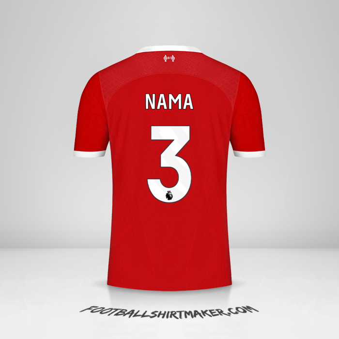 Jersey Liverpool FC 2023/2024 -  nama - 3