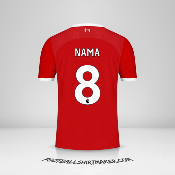 Jersey Liverpool FC 2023/2024 -  nama - 8