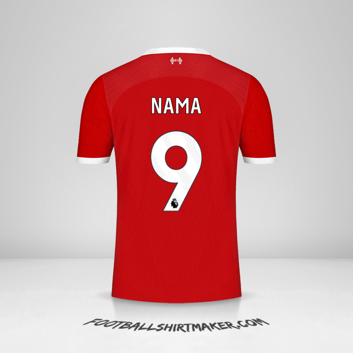 Jersey Liverpool FC 2023/2024 -  nama - 9