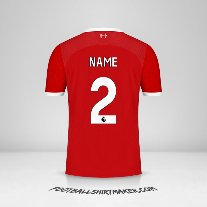 Jersey Liverpool FC 2023/2024 -  name - 2