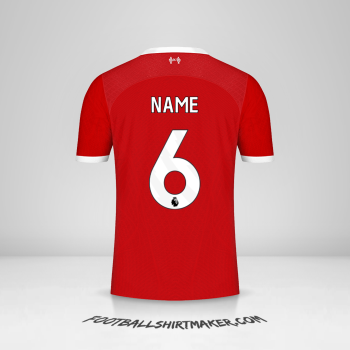 Jersey Liverpool FC 2023/2024 -  name - 6