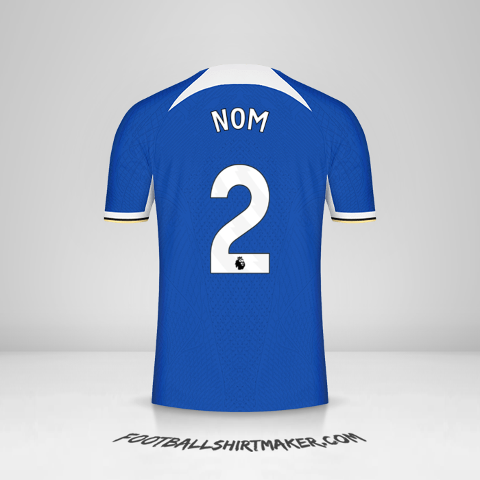 Maillot Chelsea 2023/2024 -  nom - 2