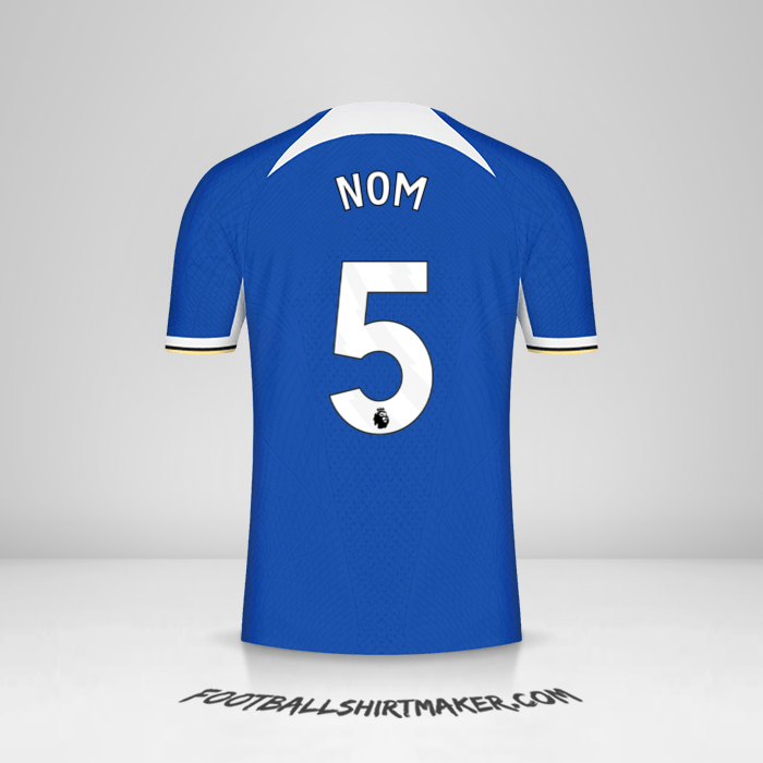 Maillot Chelsea 2023/2024 -  nom - 5