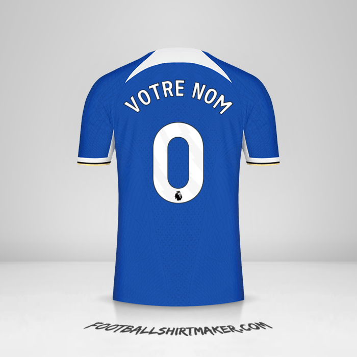 Maillot Chelsea 2023/2024 -  votre nom - 0
