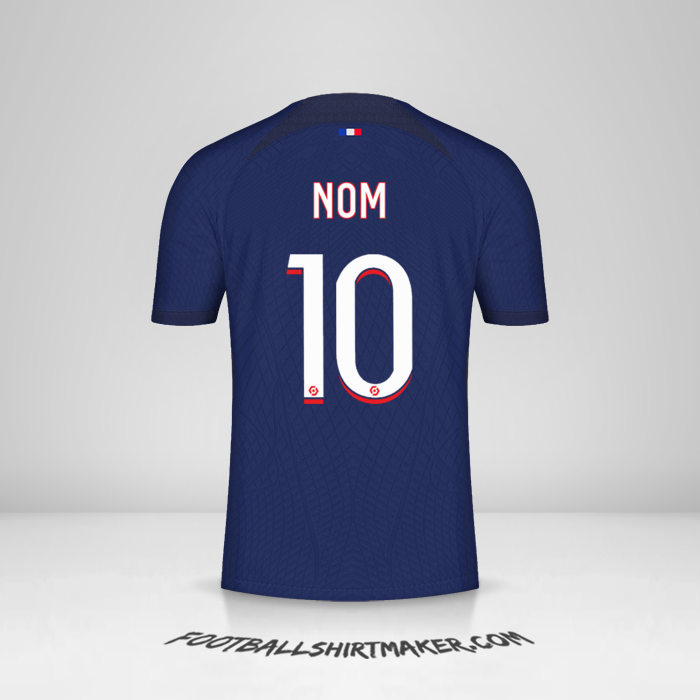 Maillot Paris Saint Germain 2023/2024 -  nom - 10