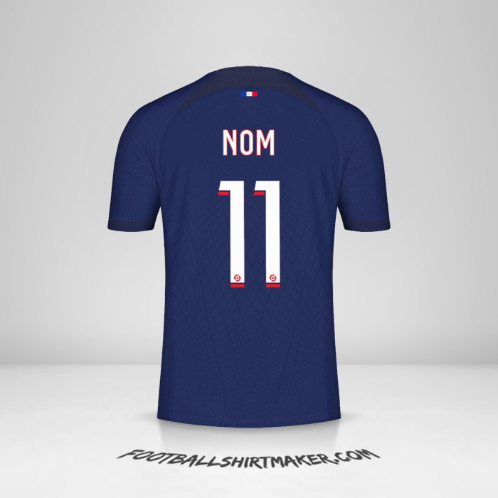 Maillot Paris Saint Germain 2023/2024 -  nom - 11