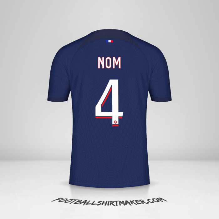 Maillot Paris Saint Germain 2023/2024 -  nom - 4