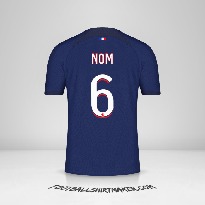 Maillot Paris Saint Germain 2023/2024 -  nom - 6