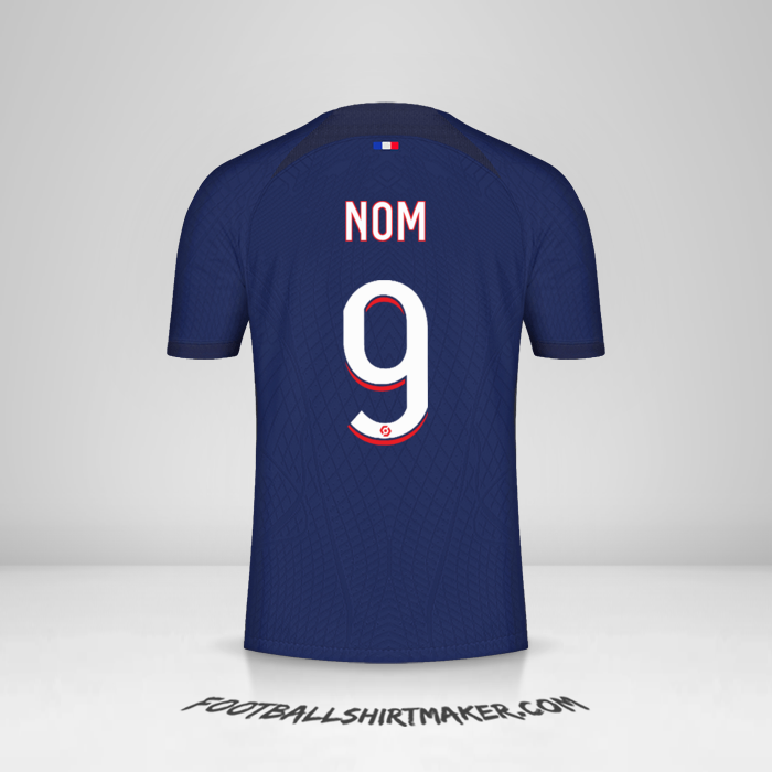 Maillot Paris Saint Germain 2023/2024 -  nom - 9