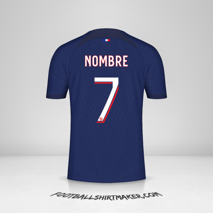 Camiseta Paris Saint Germain 2023/2024 -  nombre - 7
