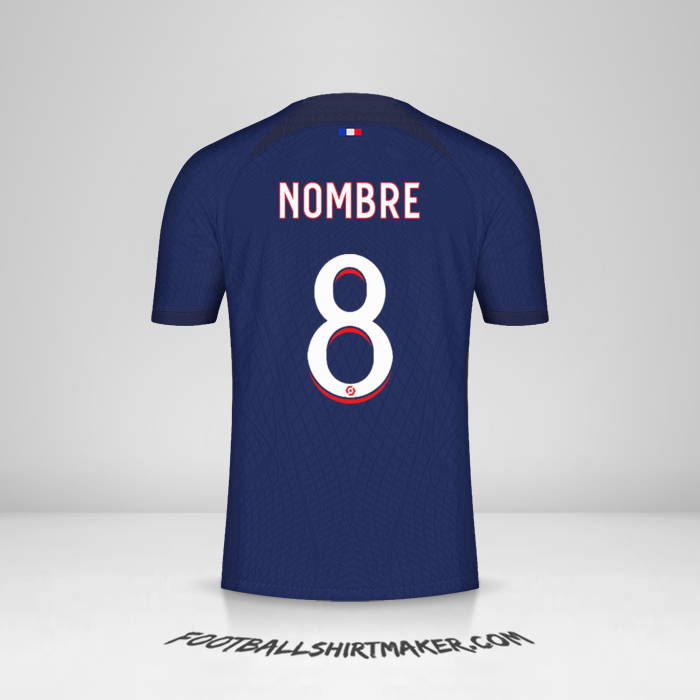 Jersey Paris Saint Germain 2023/2024 -  nombre - 8