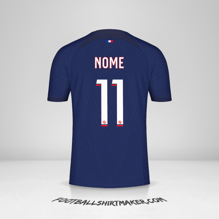 Camisa Paris Saint Germain 2023/2024 -  nome - 11