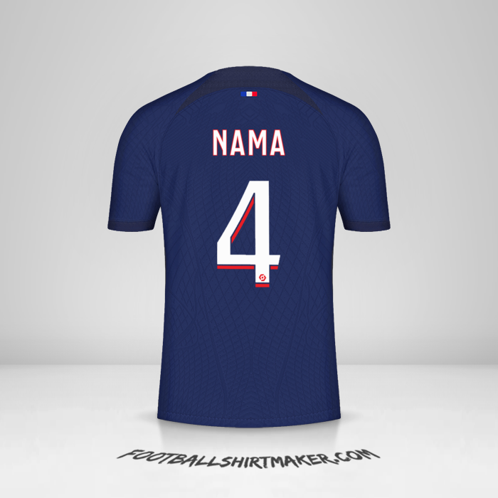 Jersey Paris Saint Germain 2023/2024 -  nama - 4
