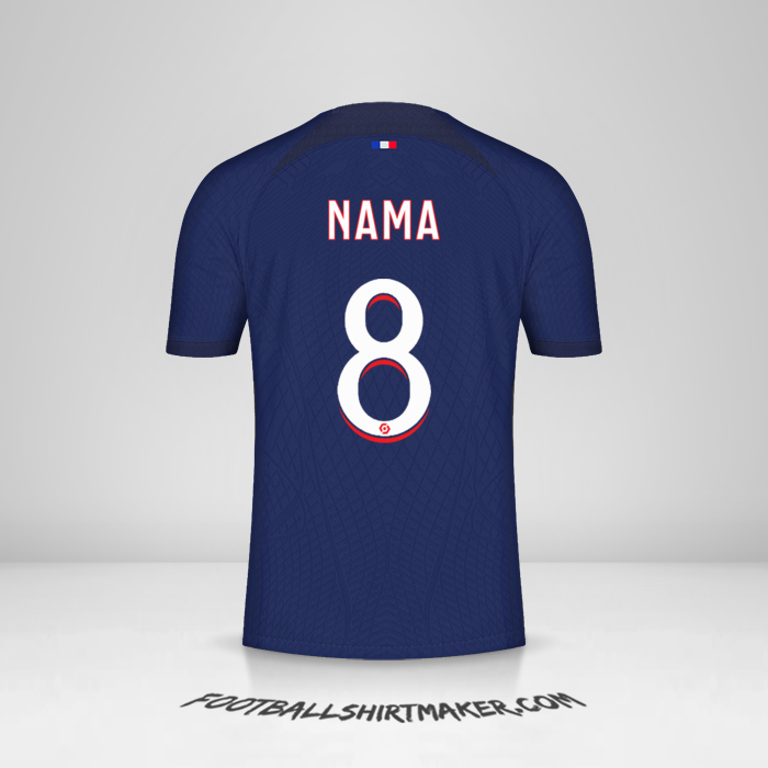 Jersey Paris Saint Germain 2023/2024 -  nama - 8