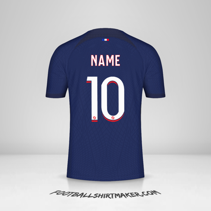 Shirt Paris Saint Germain 2023/2024 -  name - 10