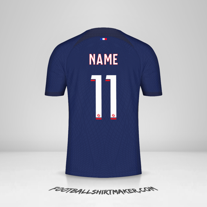 Jersey Paris Saint Germain 2023/2024 -  name - 11