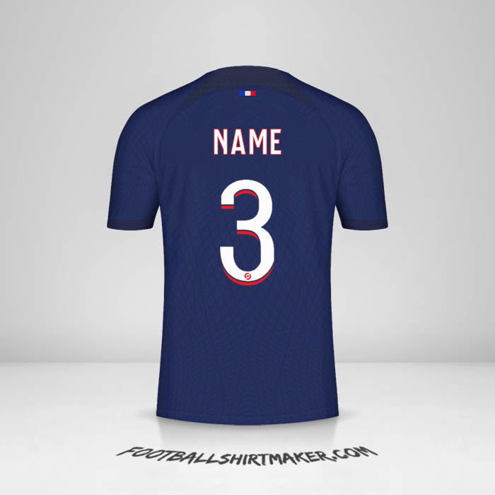 Shirt Paris Saint Germain 2023/2024 -  name - 3