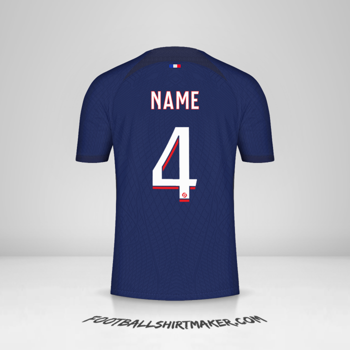 Shirt Paris Saint Germain 2023/2024 -  name - 4