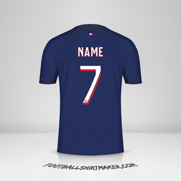 Jersey Paris Saint Germain 2023/2024 -  name - 7