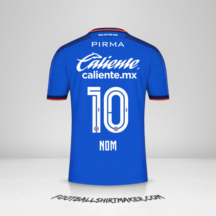 Maillot Cruz Azul 2023/2024 -  nom - 10