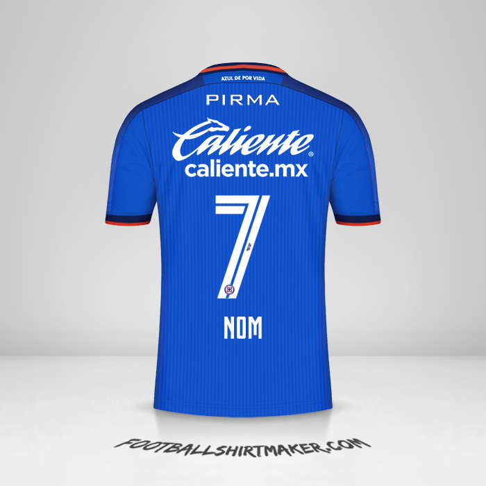 Maillot Cruz Azul 2023/2024 -  nom - 7