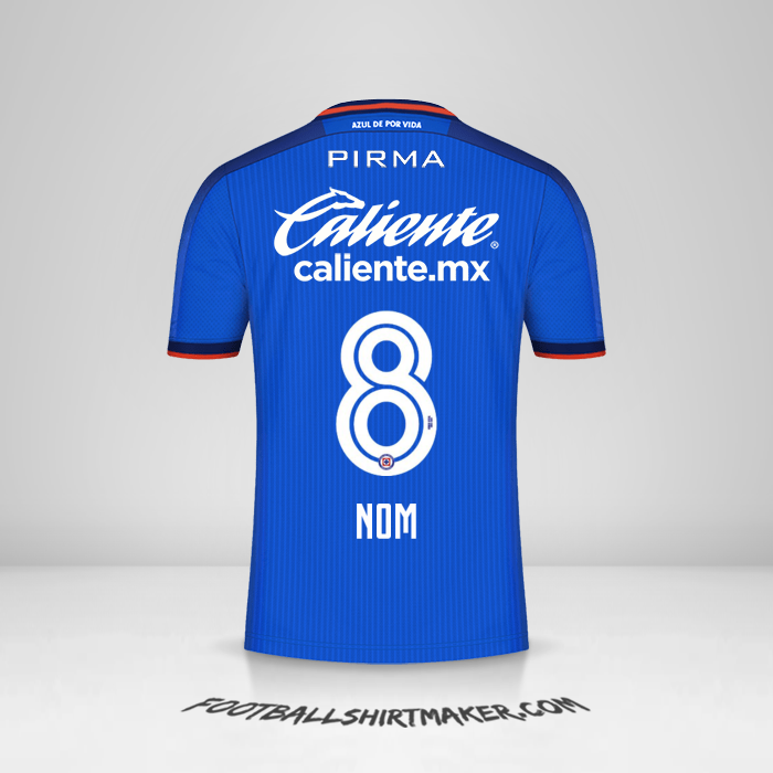 Maillot Cruz Azul 2023/2024 -  nom - 8