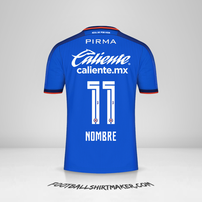 Jersey Cruz Azul 2023/2024 -  nombre - 11