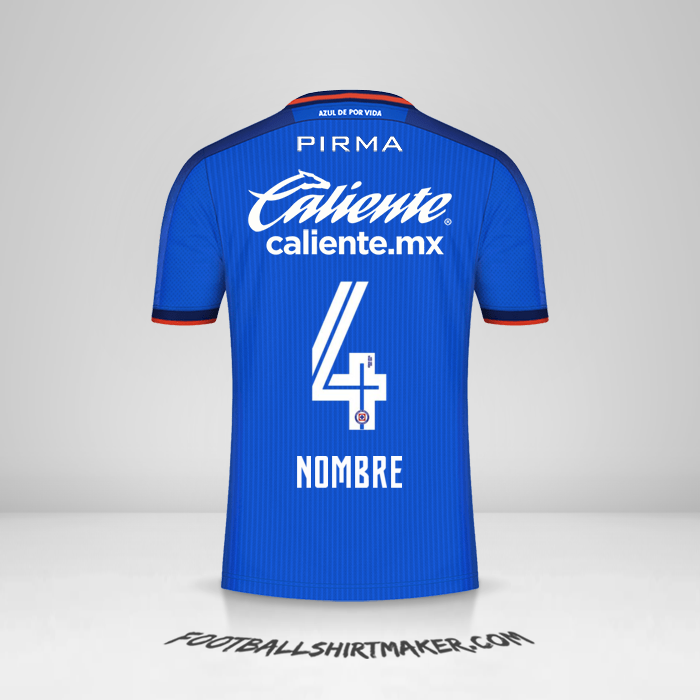 Jersey Cruz Azul 2023/2024 -  nombre - 4