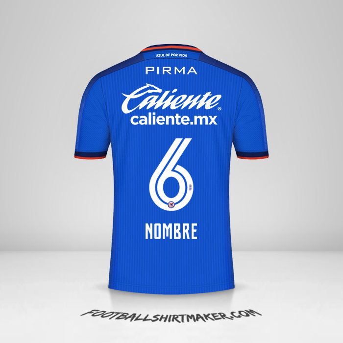 Jersey Cruz Azul 2023/2024 -  nombre - 6