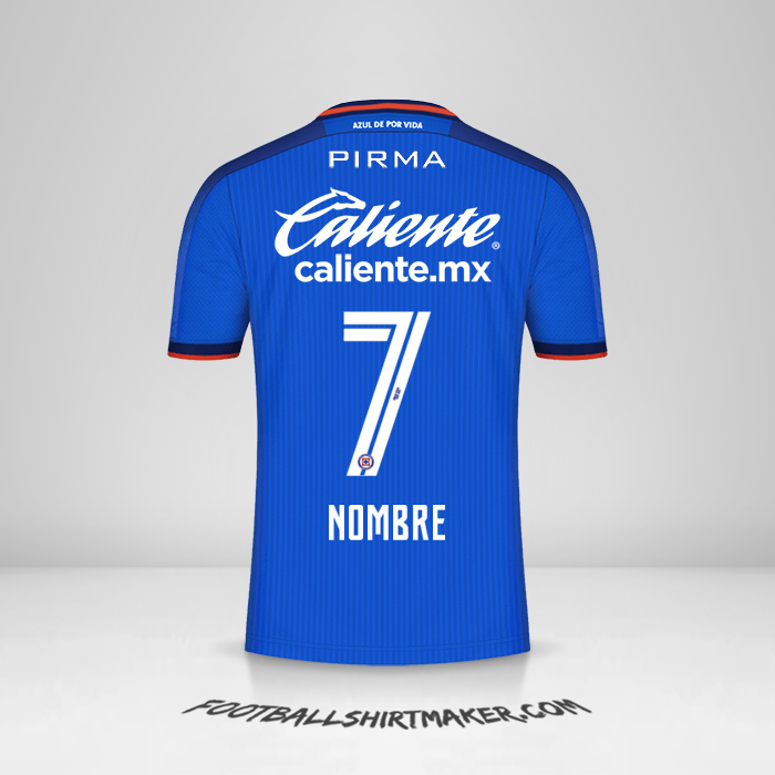 Jersey Cruz Azul 2023/2024 -  nombre - 7