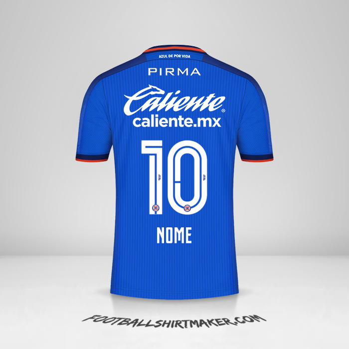Camisola Cruz Azul 2023/2024 -  nome - 10