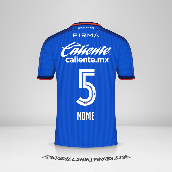Camisa Cruz Azul 2023/2024 -  nome - 5