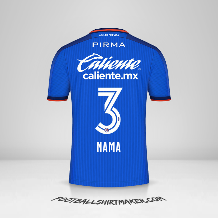 Jersey Cruz Azul 2023/2024 -  nama - 3